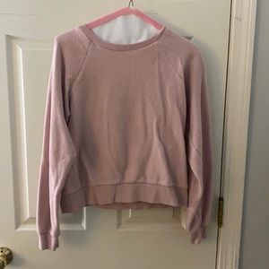 Pink fuzzy long sleeve